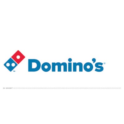 Custom dominos pizza logo iron on transfers (Decal Sticker) No.100828